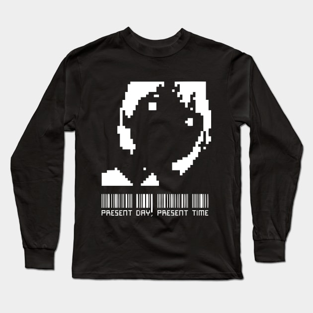 Pixel Lain 001 Long Sleeve T-Shirt by RAdesigns